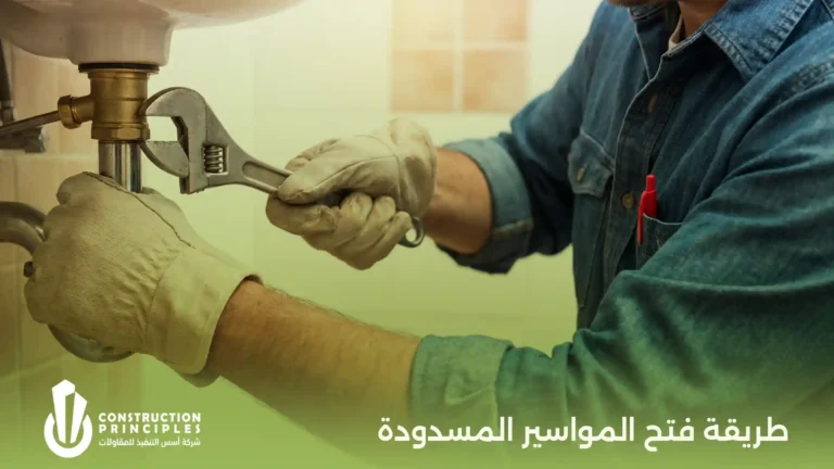 طريقة فتح المواسير المسدودة