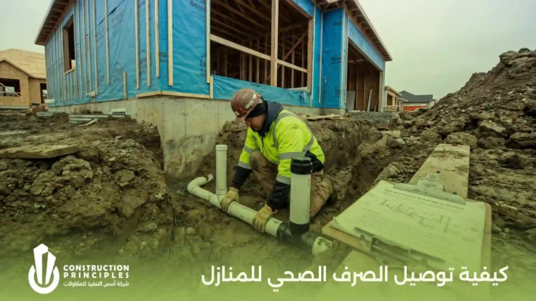 كيفية توصيل الصرف الصحي للمنازل